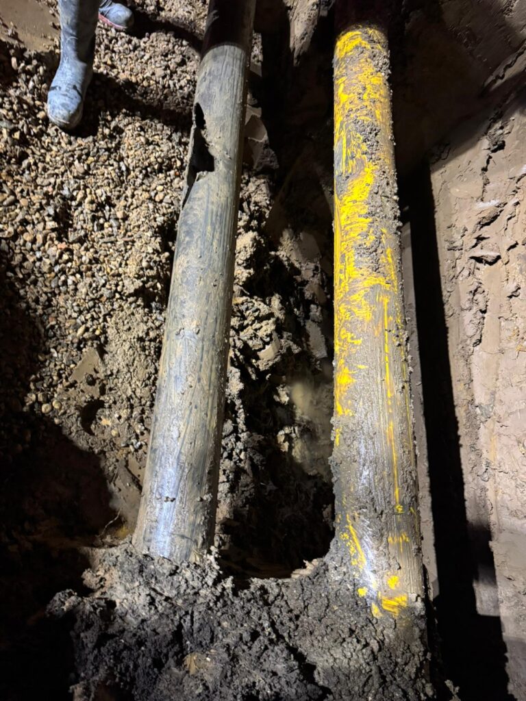 Emergency call our water main burst - North London Business Park N11