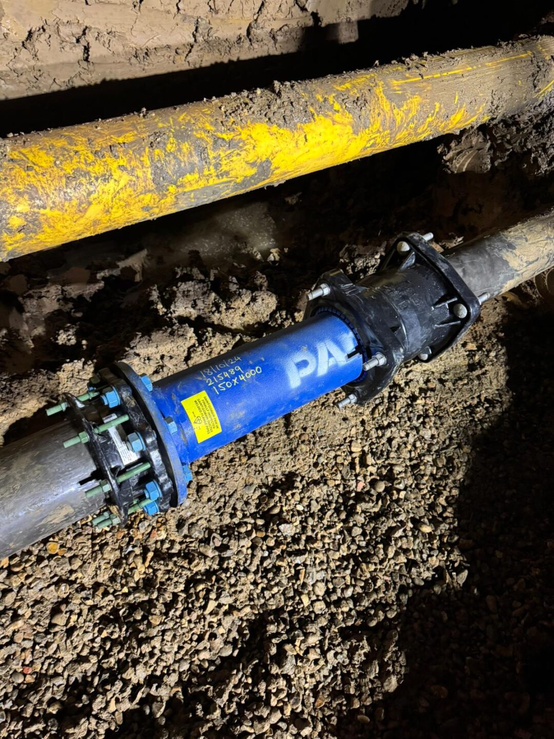 Emergency call our water main burst – North London Business Park N11